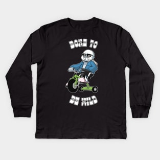 Bone to be Wild Kids Long Sleeve T-Shirt